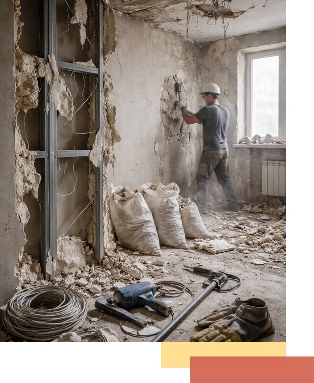 Профессиональный демонтаж зданий и конструкций в Камышине