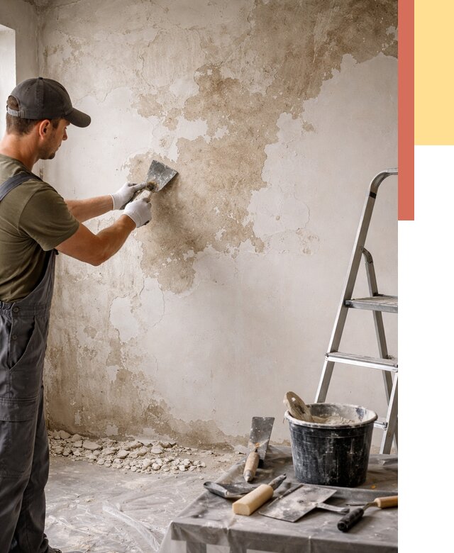 Снятие старой шпаклевки в Камышине от 1901 руб. — быстро и недорого | ОТДЕЛОЧНИК-Кмш