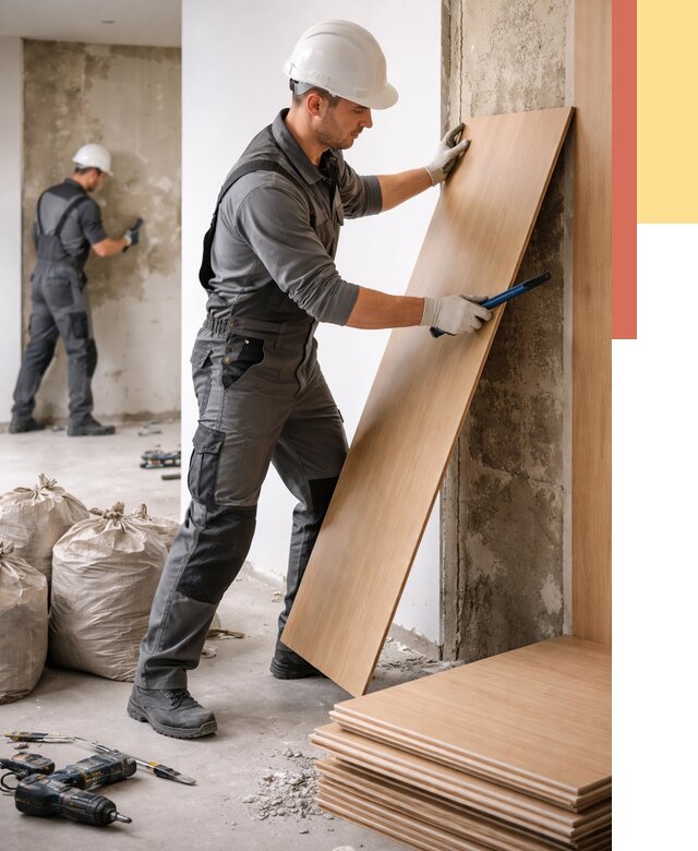 Демонтаж стеновых панелей в Камышине от 3597 руб. за м² быстро и недорого | ОТДЕЛОЧНИК-Кмш