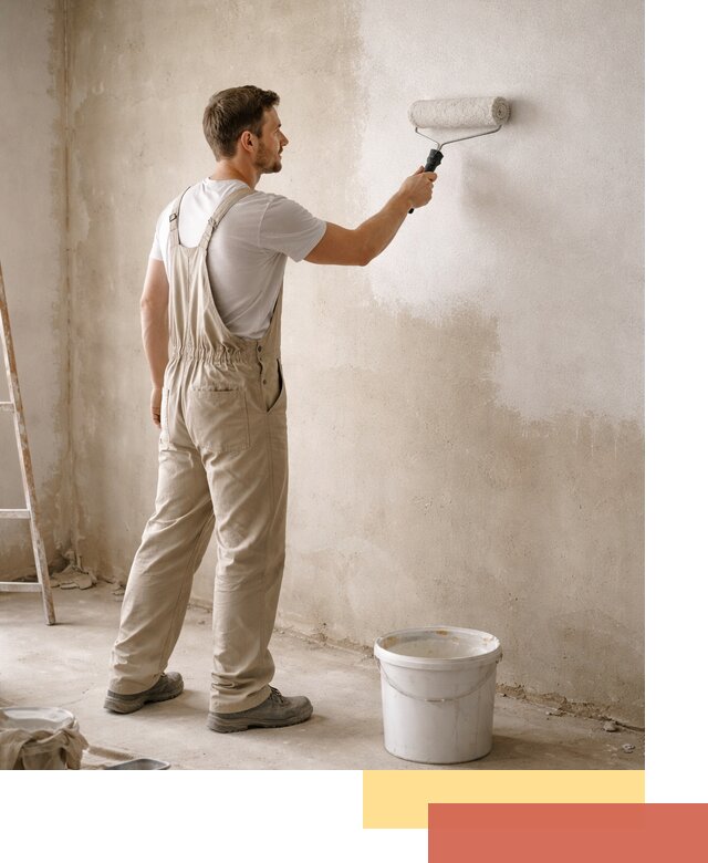 Грунтовка стен под отделку в Камышине профессиональным раствором