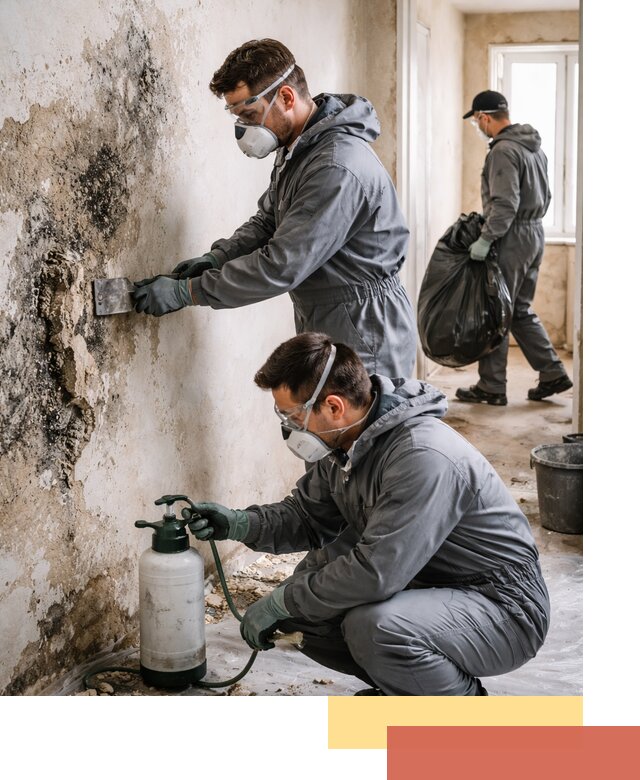 Удаление плесени со стен профессионально в Камышине