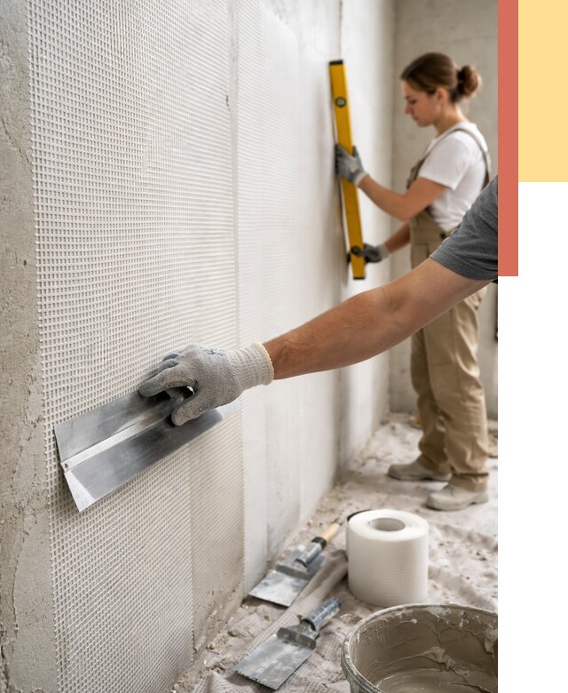 Армирование стен стеклосеткой в Камышине от 3288 руб. под ключ | ОТДЕЛОЧНИК-Кмш