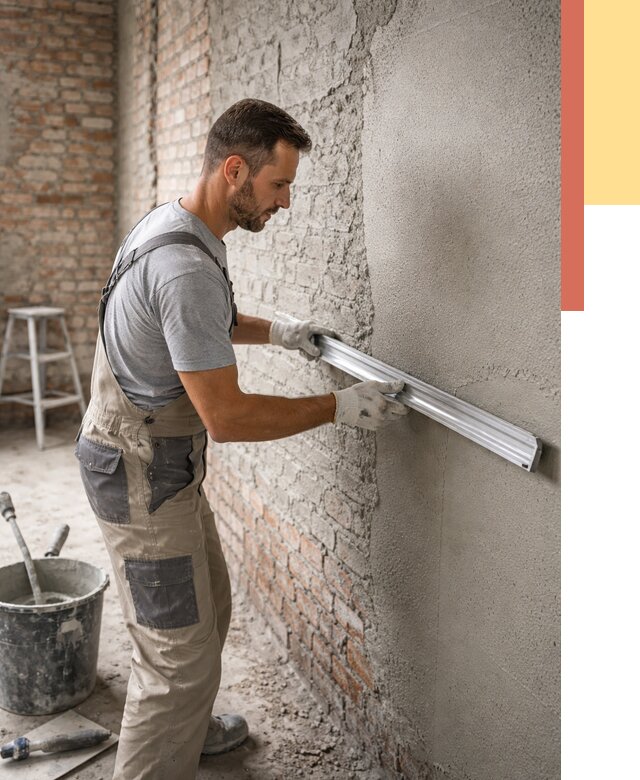 Штукатурка кирпичных стен в Камышине от 4624 руб/м2 — быстро и недорого | ОТДЕЛОЧНИК-Кмш