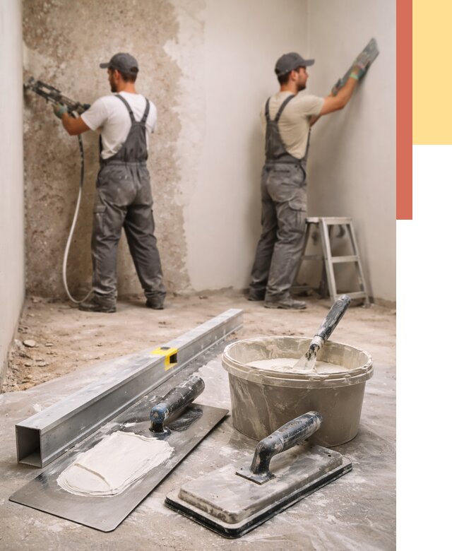 Штукатурка стен под обои в Камышине от 4624 руб./м2 — выравнивание под обои | ОТДЕЛОЧНИК-Кмш