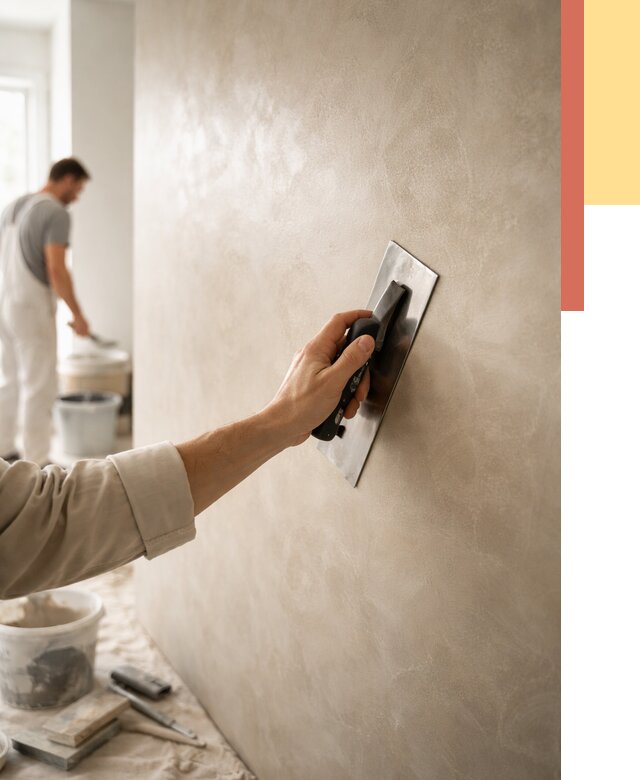 Венецианская штукатурка в Камышине от 3597 руб/м² — нанесение стен под ключ | ОТДЕЛОЧНИК-Кмш