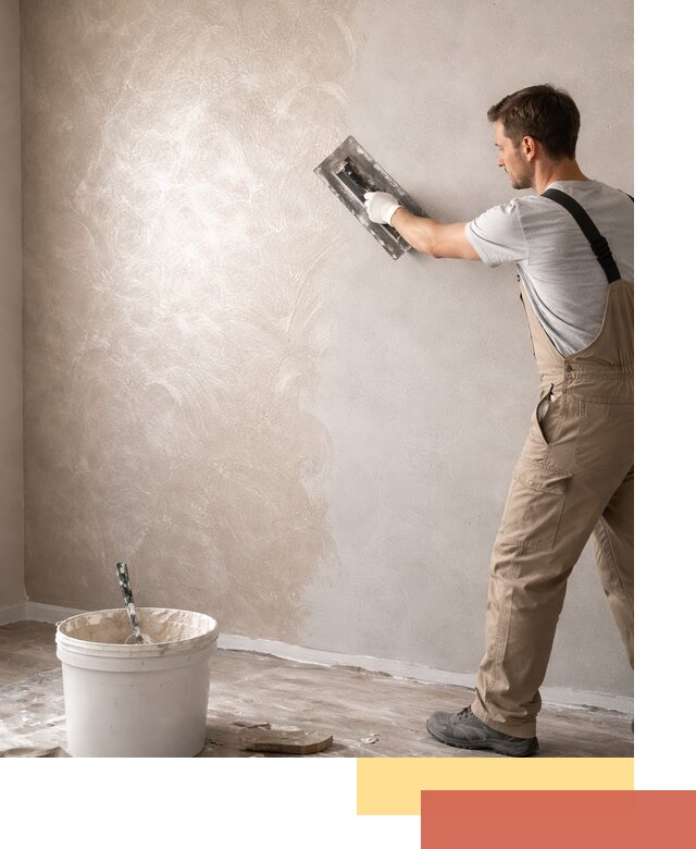 Декоративная штукатурка «Мокрый шелк» под ключ в Камышине