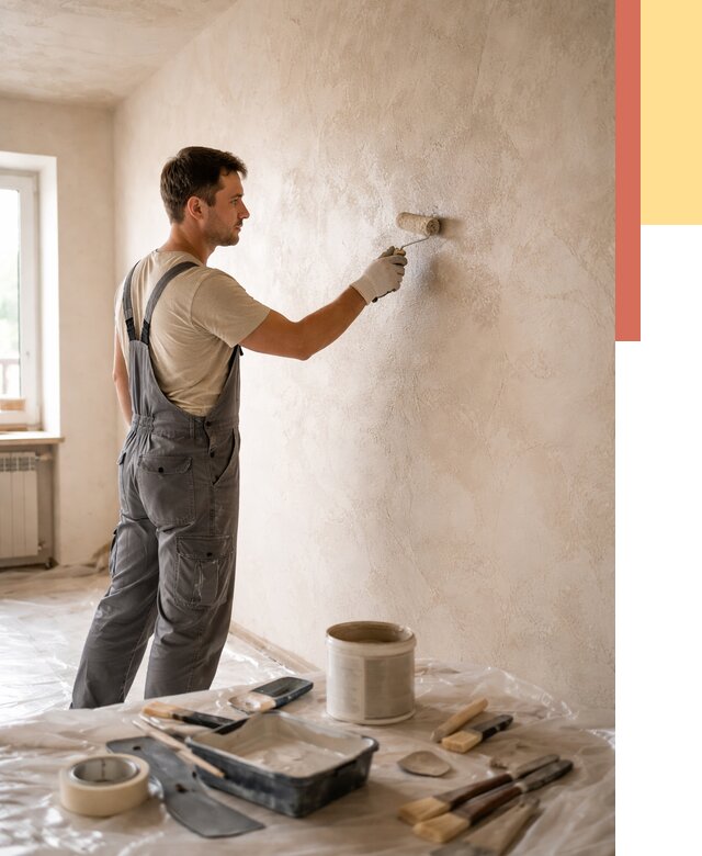 Нанесение лессирующей краски по декоративке в Камышине от 1798 руб. | ОТДЕЛОЧНИК-Кмш