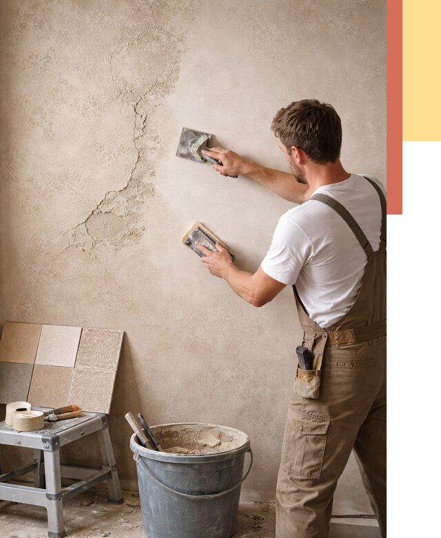 Ремонт декоративной штукатурки в Камышине от 4624 руб. под ключ | ОТДЕЛОЧНИК-Кмш