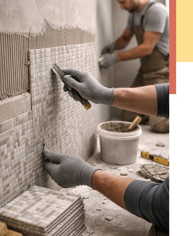 Облицовка стен мозаикой в Камышине от 3288 руб/м2 — укладка мозаики на стены | ОТДЕЛОЧНИК-Кмш