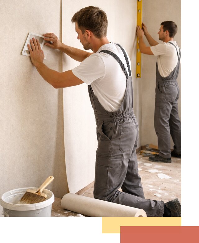 Поклейка бумажных обоев в Камышине качественно и недорого