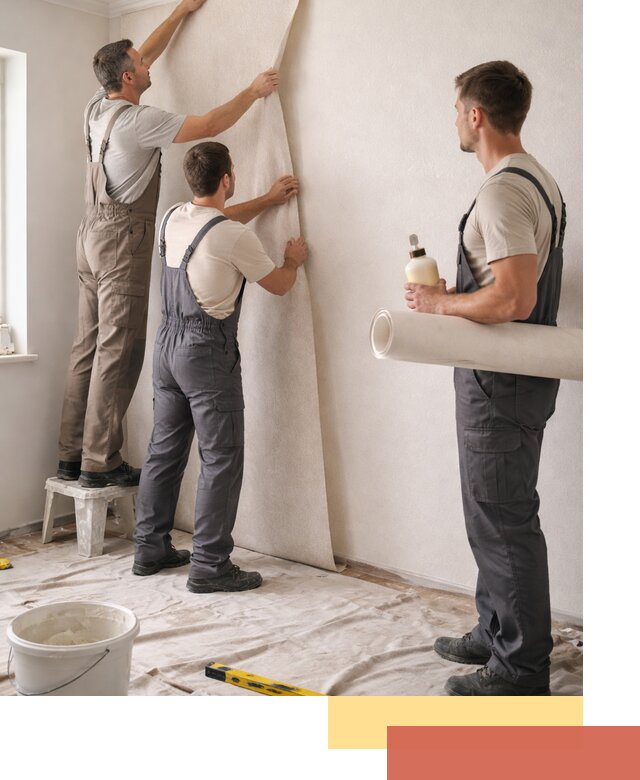 Оклейка стен обоями в Камышине — качественно и профессионально