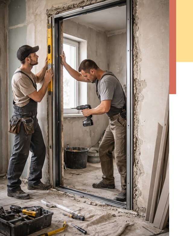 Закладка дверного проема в Камышине от 3597 руб. — быстро и недорого | ОТДЕЛОЧНИК-Кмш