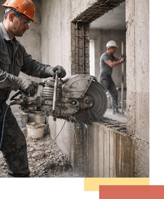 Алмазная резка проемов в Камышине быстро и точно