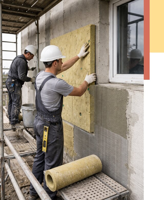 Утепление стен в Камышине от 4419 руб. под ключ — быстро и недорого | ОТДЕЛОЧНИК-Кмш