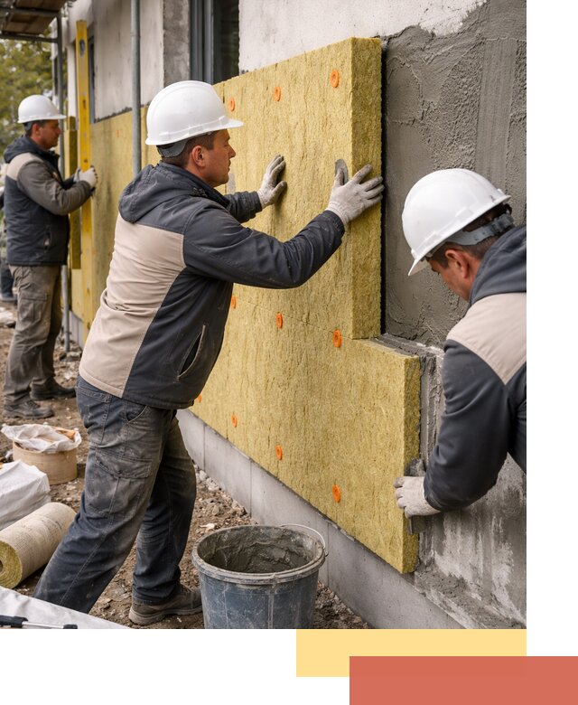 Утепление стен минватой в Камышине — тепло и звукоизоляция