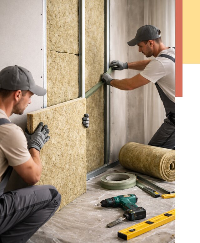 Шумоизоляция стен в Камышине под ключ от 1901 руб. | ОТДЕЛОЧНИК-Кмш