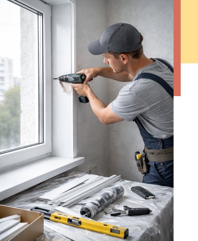 Установка пластиковых откосов в Камышине от 2312 руб. | ОТДЕЛОЧНИК-Кмш монтаж, быстро и недорого