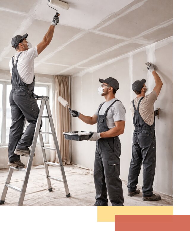 Покраска потолка из гипсокартона в Камышине качественно и недорого