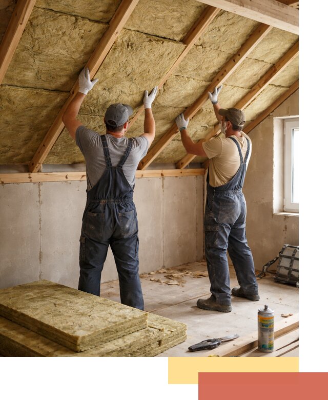 Утепление потолка минеральной ватой в Камышине