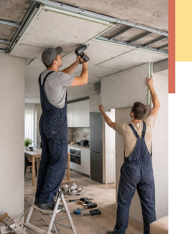 Шумоизоляция потолка панелями зипс в Камышине от 1901 руб. под ключ | ОТДЕЛОЧНИК-Кмш